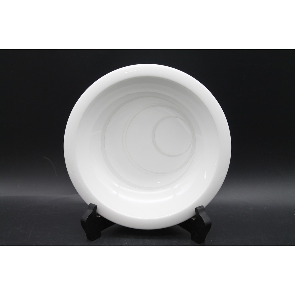 Vintage Mikasa Maxima Off Center CL907 Set of 3 Fine China Bowls Japan 9" White